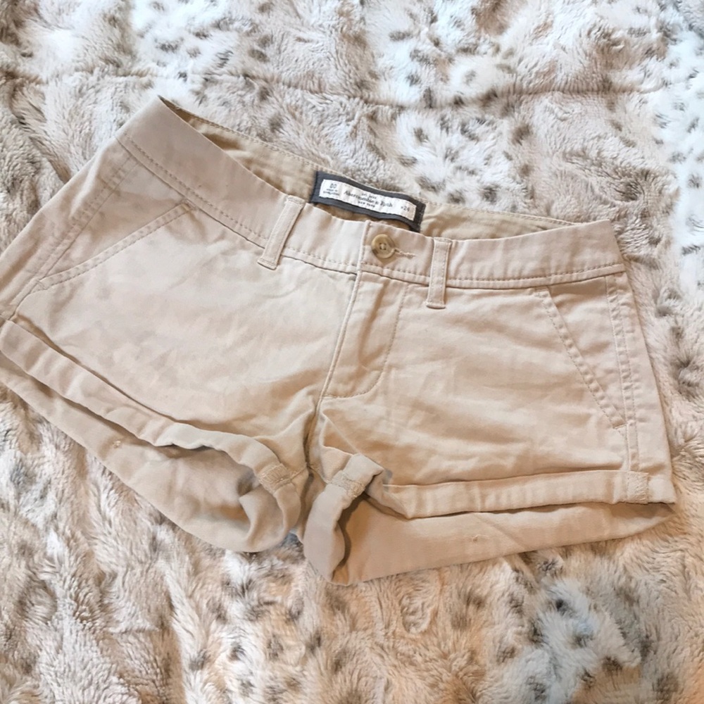 Abercrombie & Fitch Beige/Cargo Shorts